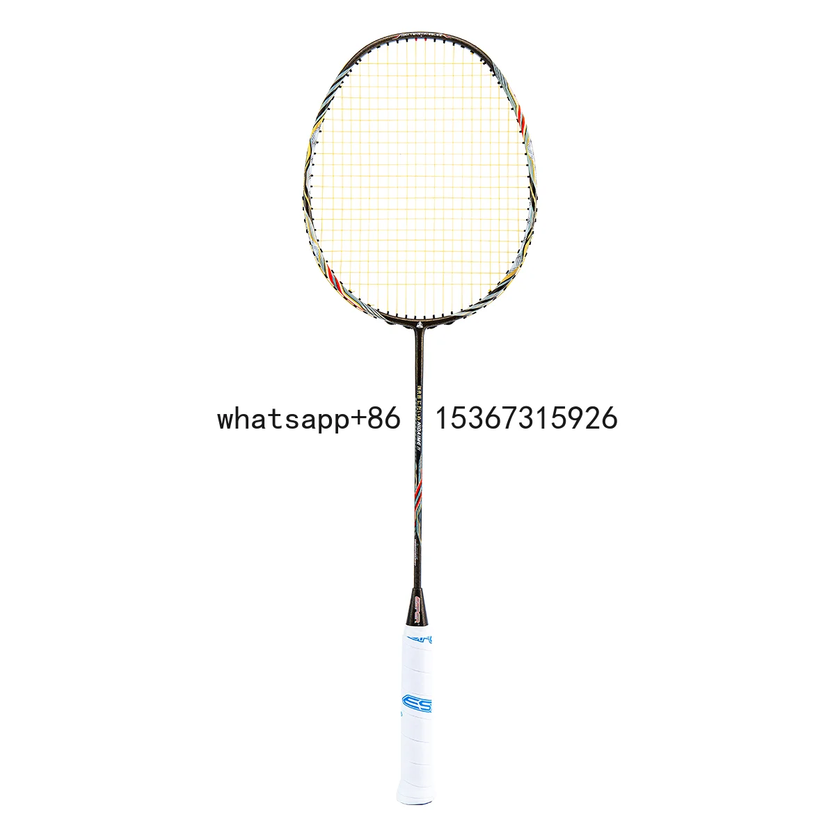 

China supplier 4u badminton rackets 35 LBS tension graphite-fiber top badminton racket without strings