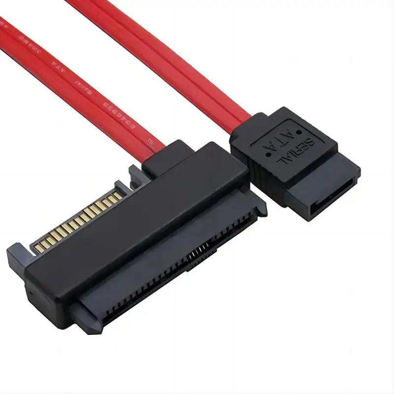 

MDR SFF-8482 SAS 29 Pin + 15 Pin to 7 Pin SATA Hard Disk Drive Power Connector PC Computer Accessories Raid Cable 0.5m