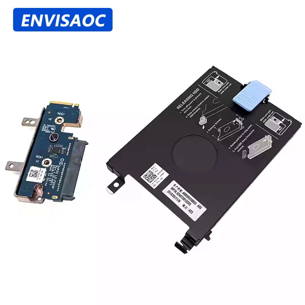 Für Dell Precision 7730 7740 M7730 M7740 Laptop M.2 NVME zu SATA Festplatten-Adapterplatine mit Halterung