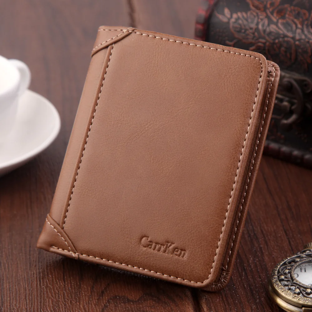 Luxury Brand Wallet Men Leather Wallets Purse Top Quality male clutch leather wallet man money bag quality guarantee