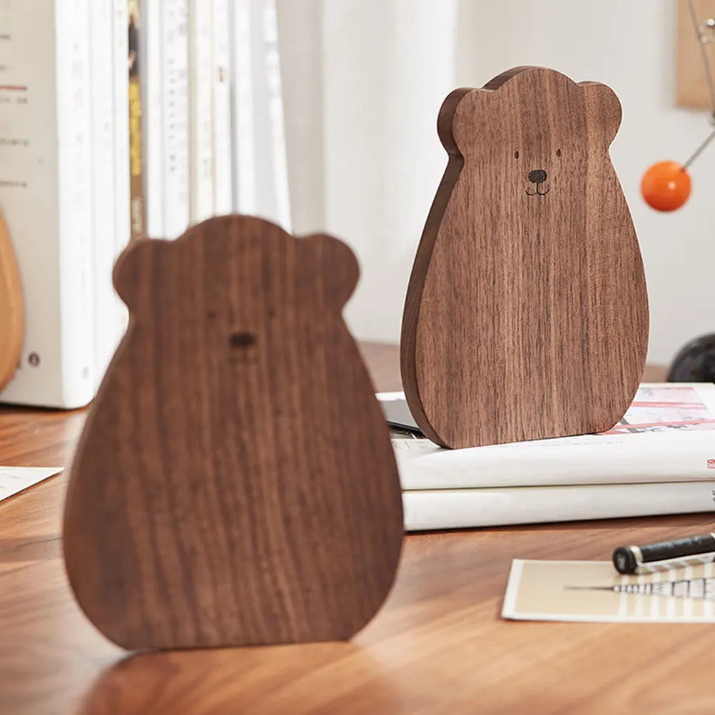 

2pcs Bookends Adorable Supply Design Sturdy Thickened Bookst Desktop Office Accessories ganize Space