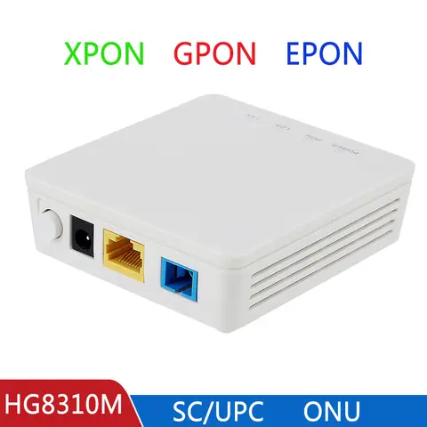 HG8310M Gpon XPON EPON 100% New original Ont FTTH 1GE Termnal Onu Gigabit Modem SC/UPC ONU 1000M OLT