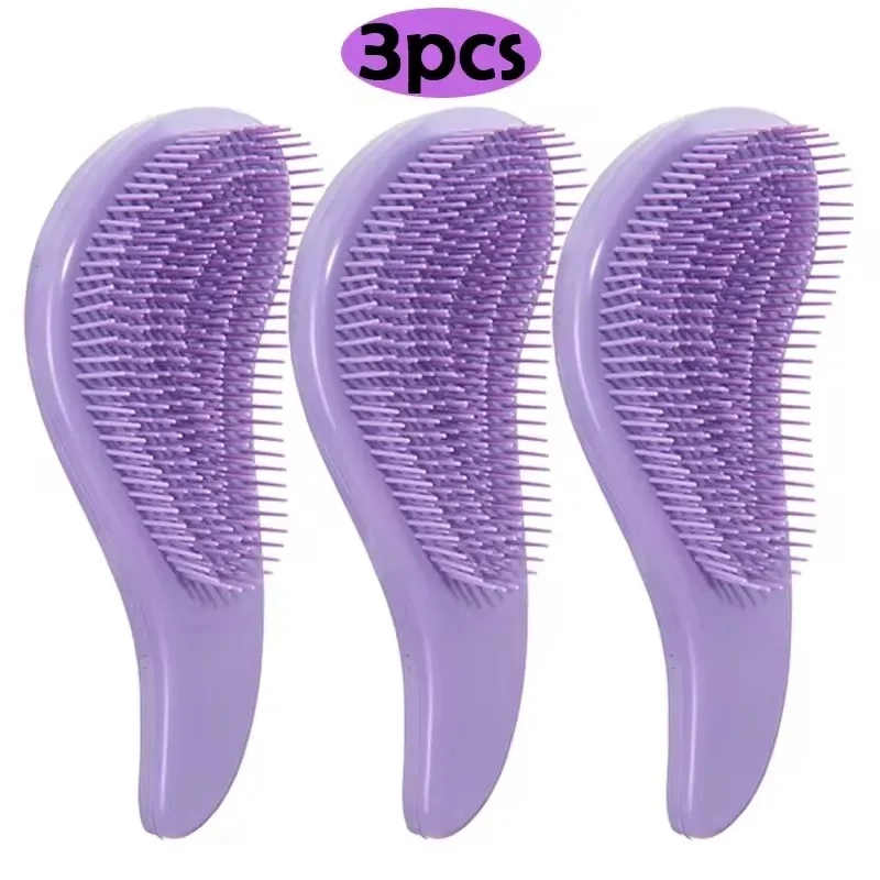 Hair Brush Set Multiple Colors Scalp Massage Detangling Brushes for All Hair Types Daily Hair Care Grooming Tools