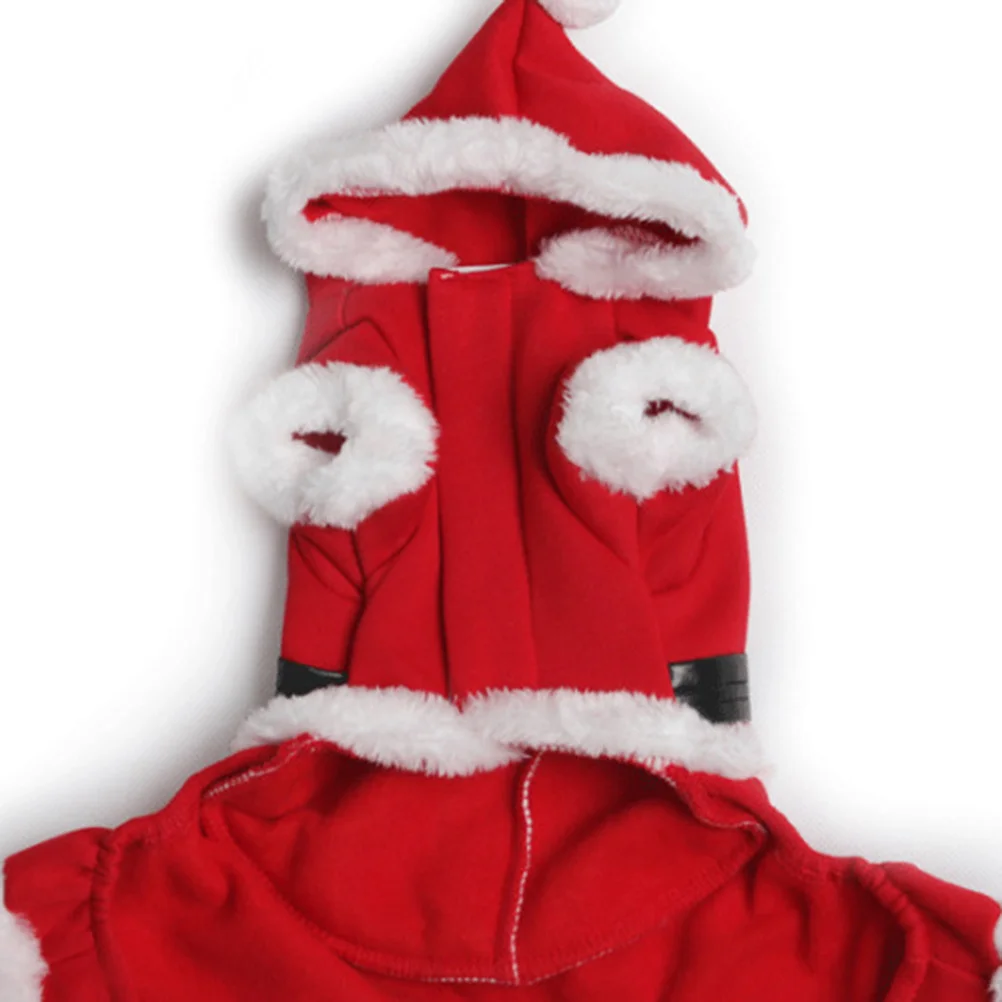 

Pet Dog Winter Coat Santa Design Warm Durable Clothing For Outdoor Walking Holiday Party Photo Use Dog Clothes For Christmas Pet