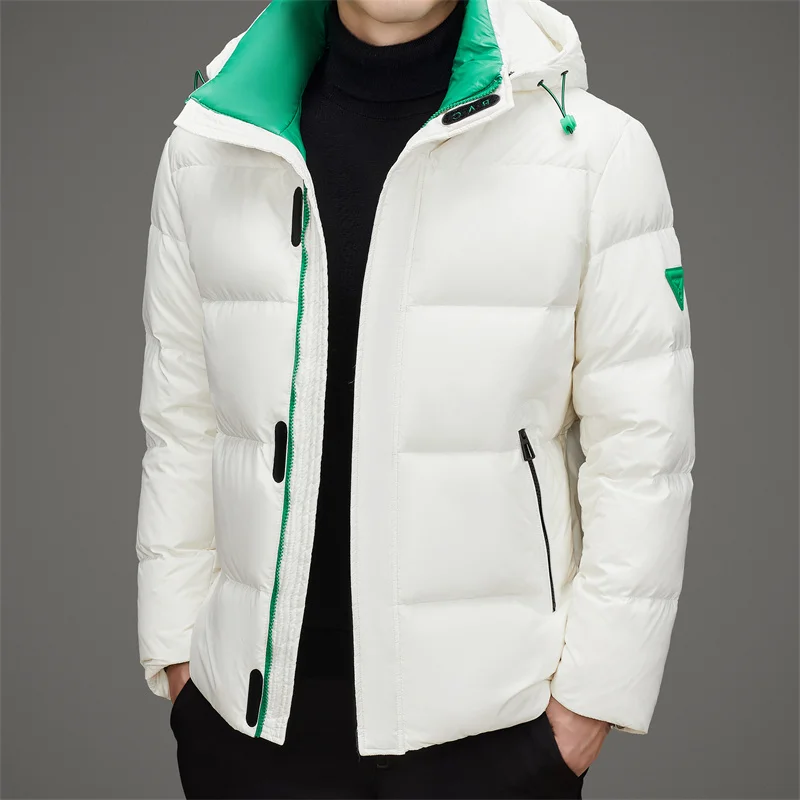 Yeae Kapuze 90 weiße Ente Daunen kurze Daunen jacke Designer kleidung Männer gepolsterte Winter jacke Männer Herren mantel Luxus kleidung Männer