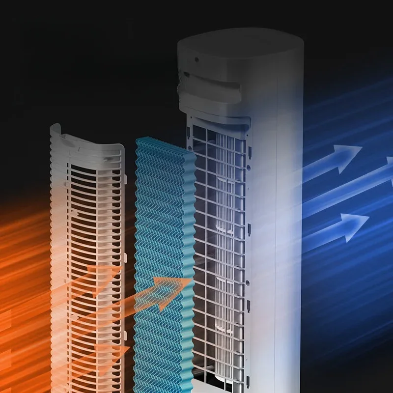 พัดลมระบายความร้อนเครื่องปรับอากาศพกพา Haier 220V มีเพียงพัดลมไฟฟ้าประหยัดพลังงานความชื้นพัดลมทำความเย็นห้องนอน