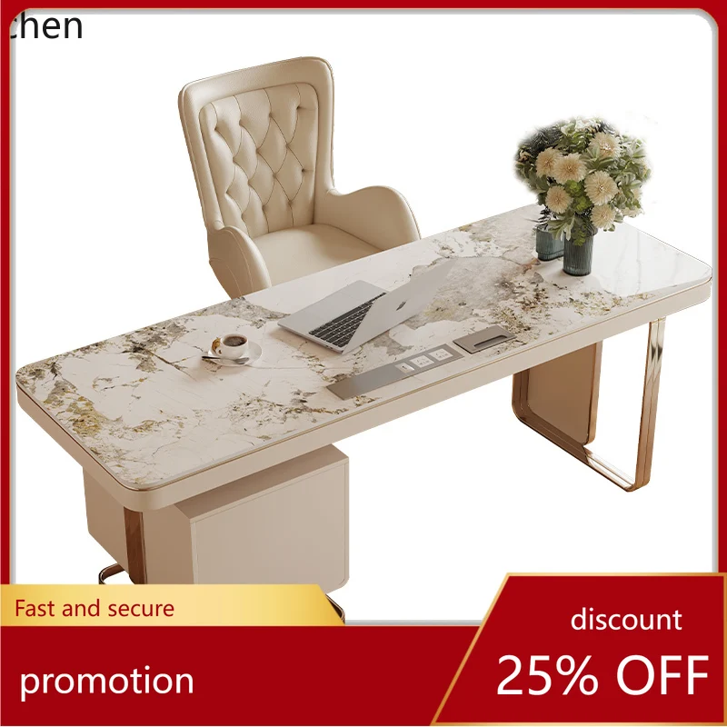 

CZ modern slate simple computer desk office home study furniture desk combination