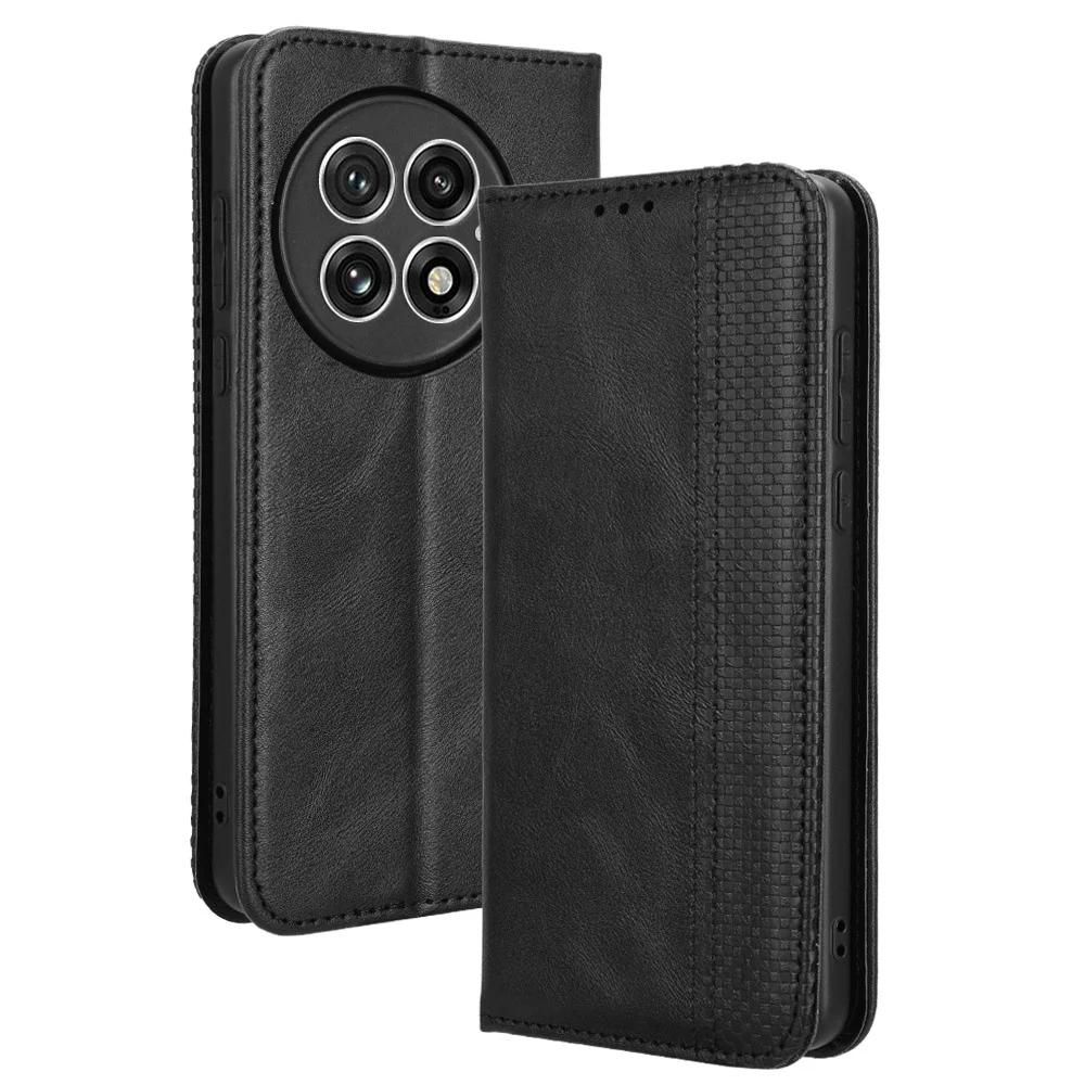 For OnePlus 13 5G Case Luxury Flip PU Leather Wallet Magnetic Adsorption Case For OnePlus 13 5G OnePlus13 1+ Phone Bags