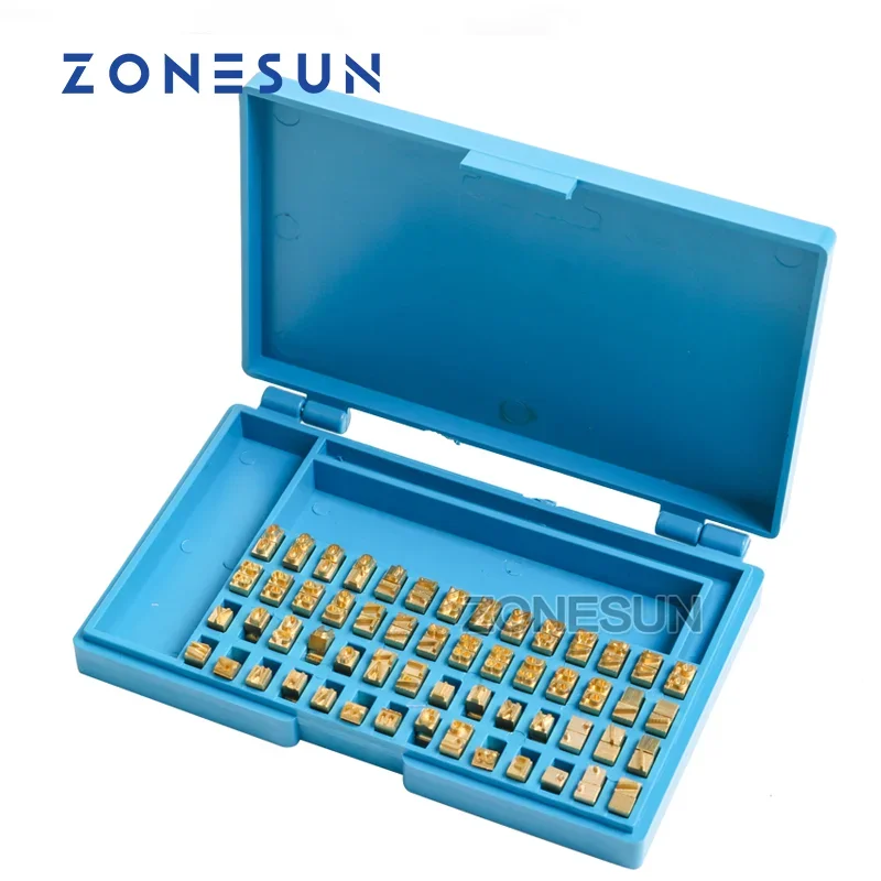 ZONESUN MY380 Alphabet Letter Fonts of Ribbon Printer Heat Stamping Head Ribbon Hot Stamping Spare Part Expiration Code Printer