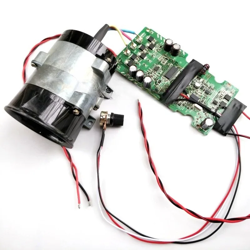12V metal ducted fan, automotive electronic turbocharged fan, violent and large air volume