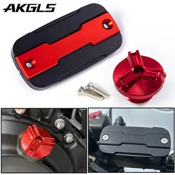 For HONDA REBEL 1100 500 300 CMX 1100 300 500 Motorcycle Front Brake Fluid Cover and Oil Fill Port Cover Protection Accessories