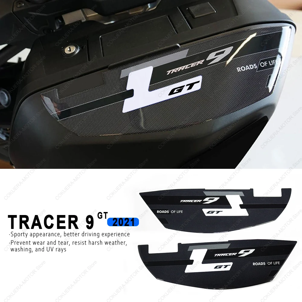 

Gel Resin Sticker Motorcycle Trunk Protection Sticker For Tracer 9 GT Tracer 9 gt 2021 3D Guards Side Sticker