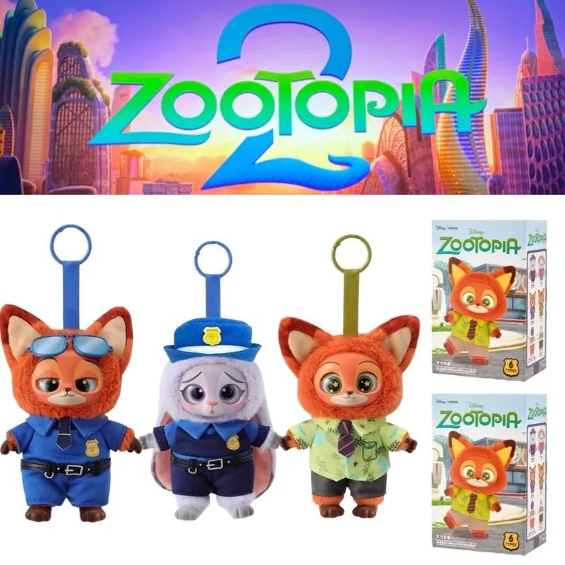 

Disney Zootopia New Blind Box Cute Nick Judy Figure Plush Vinyl Doll Mystery Box Anime Figures Cartoon Collection Christmas gift