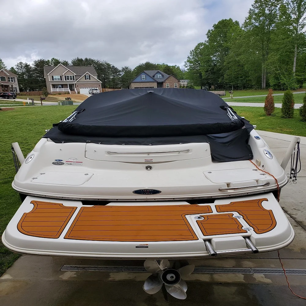 Swim Platform Boat EVA Foam Teak Deck Floor Pad Mat For Boat 2006-2008 Chaparral 220 SSI