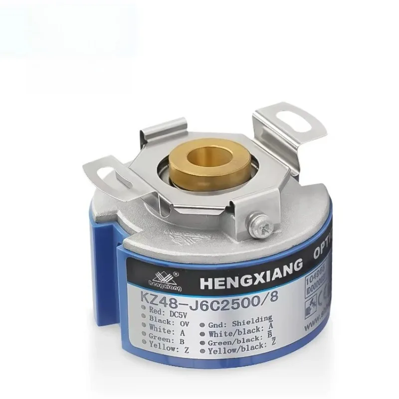 48mm IP40 Hollow Shaft Incremental Optical Rotary Encoder 2048 PPR Spring Plate Mount Replacement TS5207N577 Low Cost
