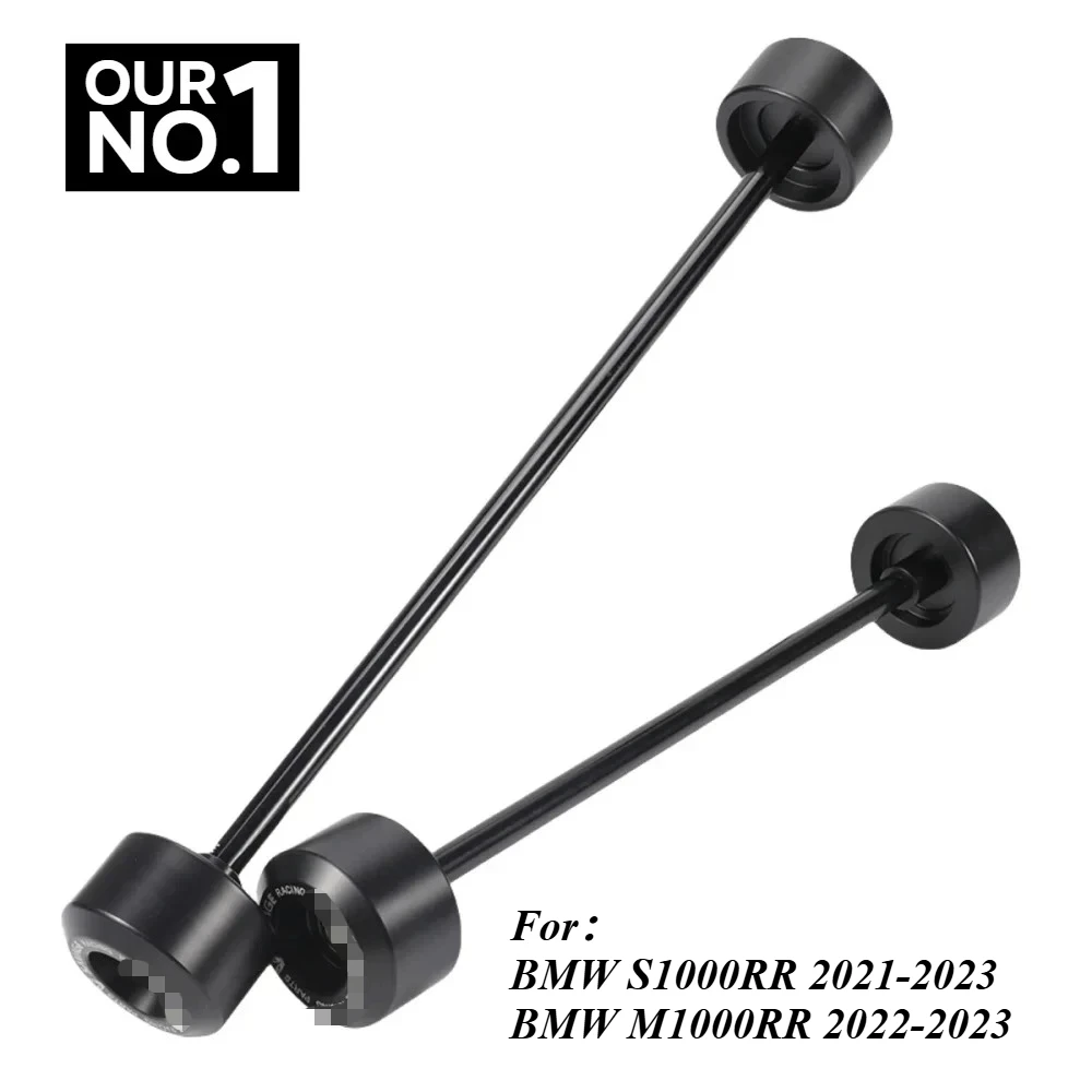 

Motorcycle Accessories Front and Rear Wheel Axle Anti-fall Rubber Protection Bar For BMW S1000RR 2021-2023 M1000RR 2022-2023