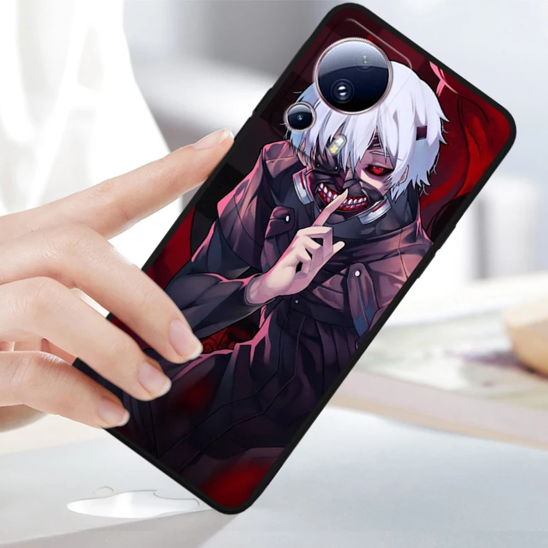 Funda de teléfono negra Tokyo Ghoul Kaneki Ken para Xiaomi Mi 14 13 12X 12 11 11T 11i 10T 10 Pro Lite Ultra 5G