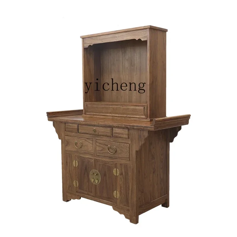 

ZZZXL Home Modern Chinese Table Solid Wood Buddha Cabinet