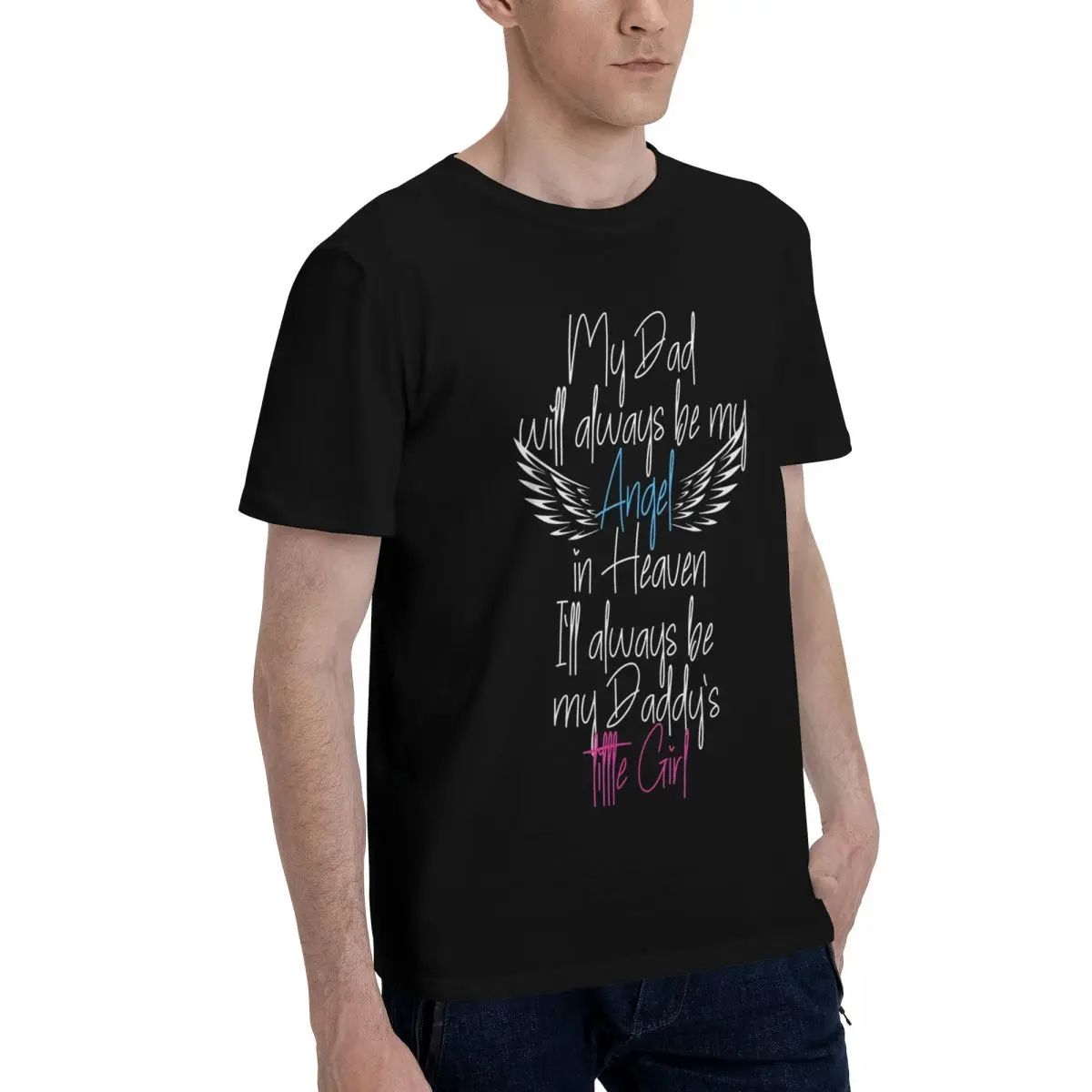 Daddy's Angel Heaven Love Move Tshirt Vintage Activity competition Champion Vintage Eur Size