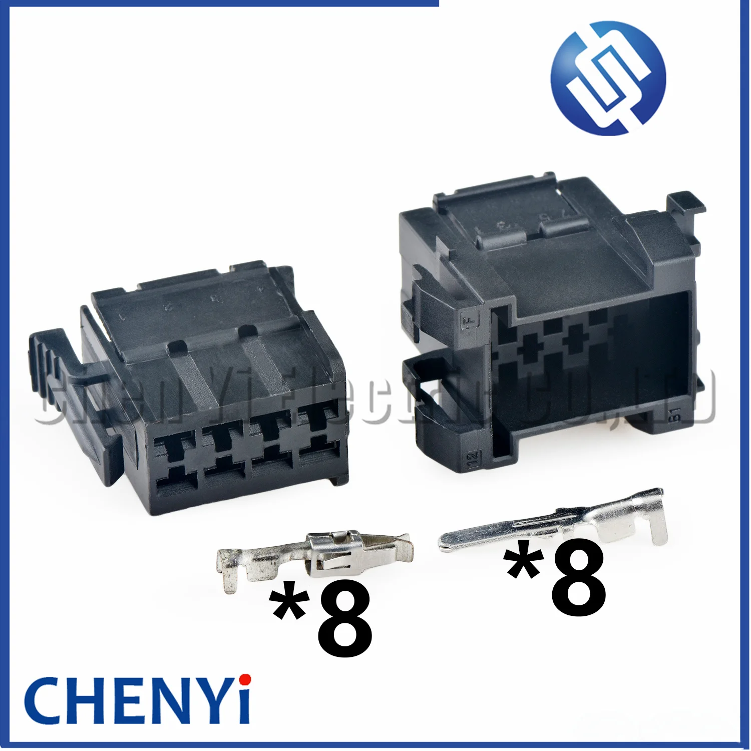 8 Pin Automotive connector Car amplifier wire harness plug 929504-3 1-929505-3 929505-3