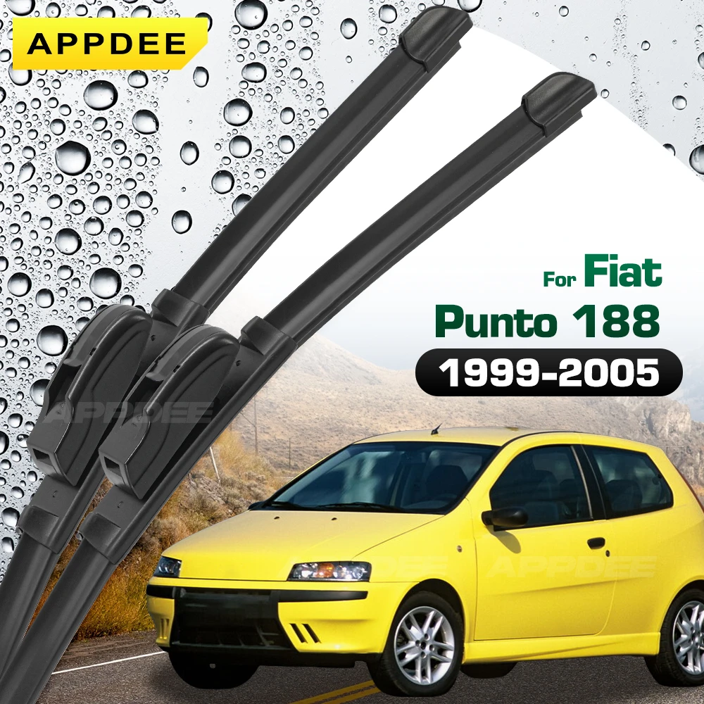 

APPDEE для Fiat Punto 188 1999-2005, силиконовые и резиновые щетки стеклоочистителя, щетки для лобового стекла, оконные щетки