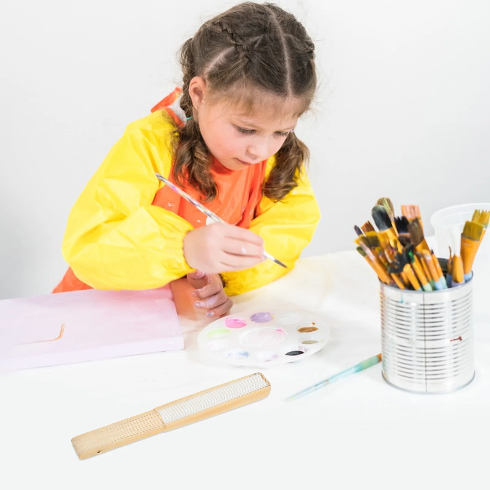 

Xuan Diy Chinese Style Folding Oriental Hand Fan For Kids Craft Wedding Party Favor Decorative Folding Fans Decorative Fan