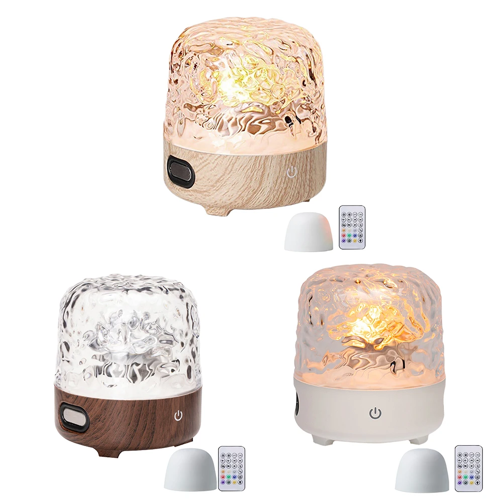 Ocean Wave Aurora Projector Light 16 Colors Ambient Night Light Remote Control Wireless Bluetooth Speaker Birthday Gift Room Dec