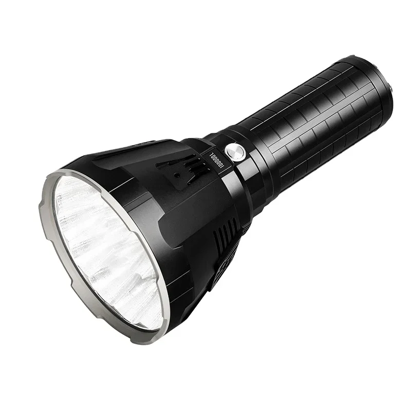 Ms18 Outdoor Strong Light Long Range Floodlight Led High Lumens 100000 Flashlight Torches