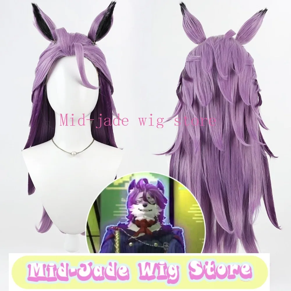 Real Hide and Seek Charles Richter Cosplay Wig Multicolor Gradient Hairpiece for Horror Game Cos