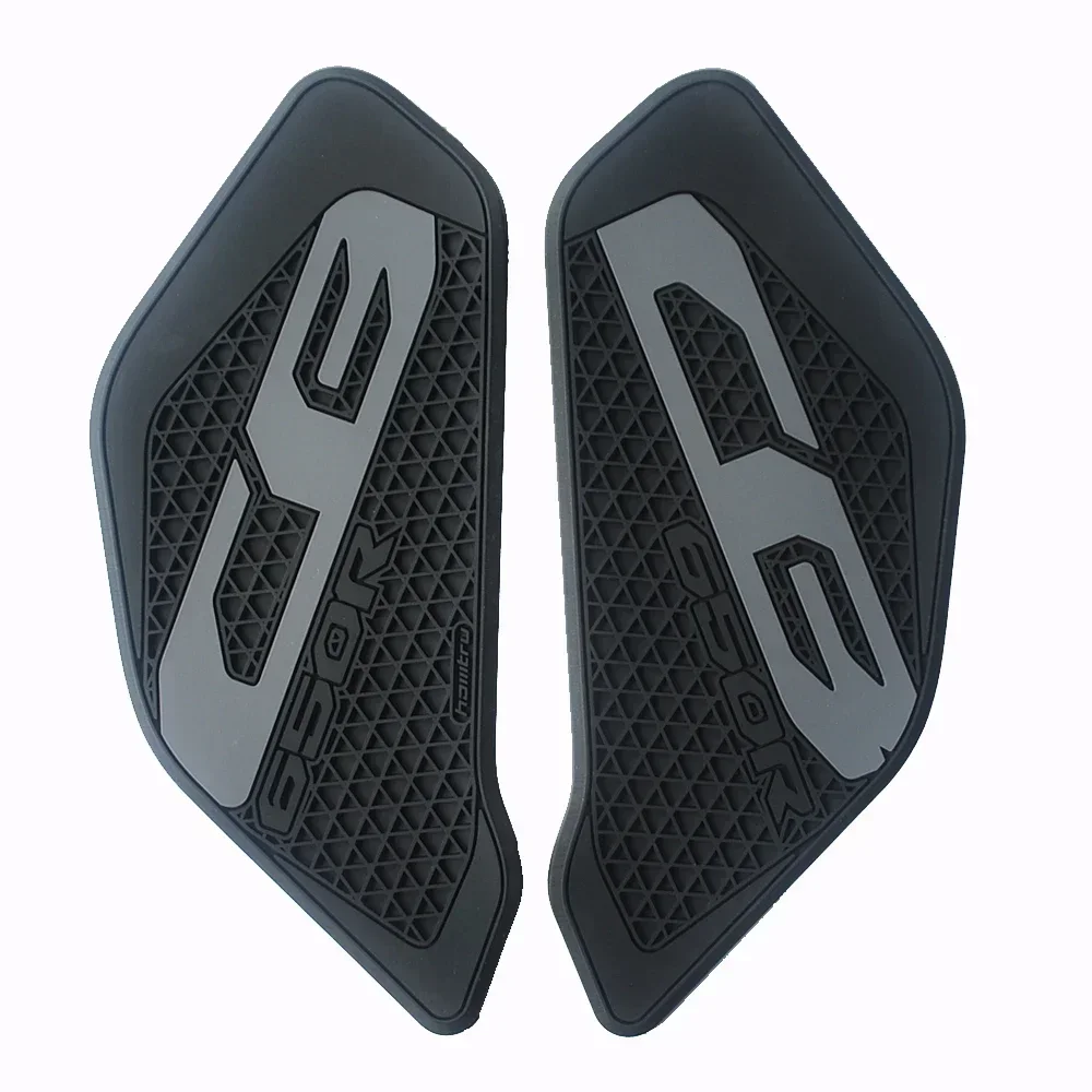 لهوندا CB650R 2019-2024 الركبة المضادة للانزلاق ومقاومة للاهتراء 3M سيليكون خزان وقود دراجة نارية الجانب وسادة واقية ملصق