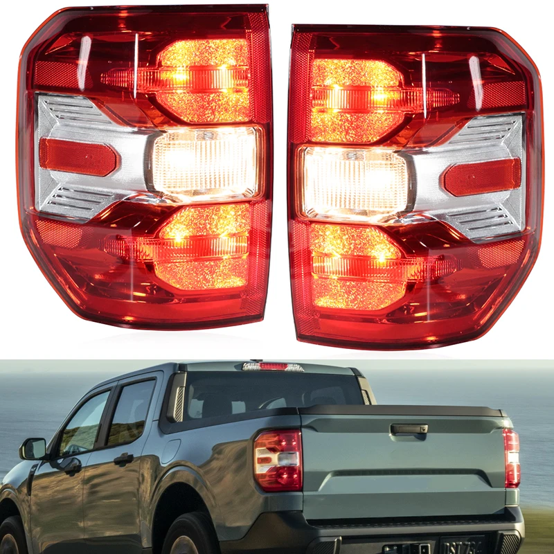 Галогенный задний фонарь Ford Maverick XL XLT 2022 2023 2024, задний фонарь с дальним фонарем, стоп-сигнал, фонарь заднего хода NZ6Z-13405-C
