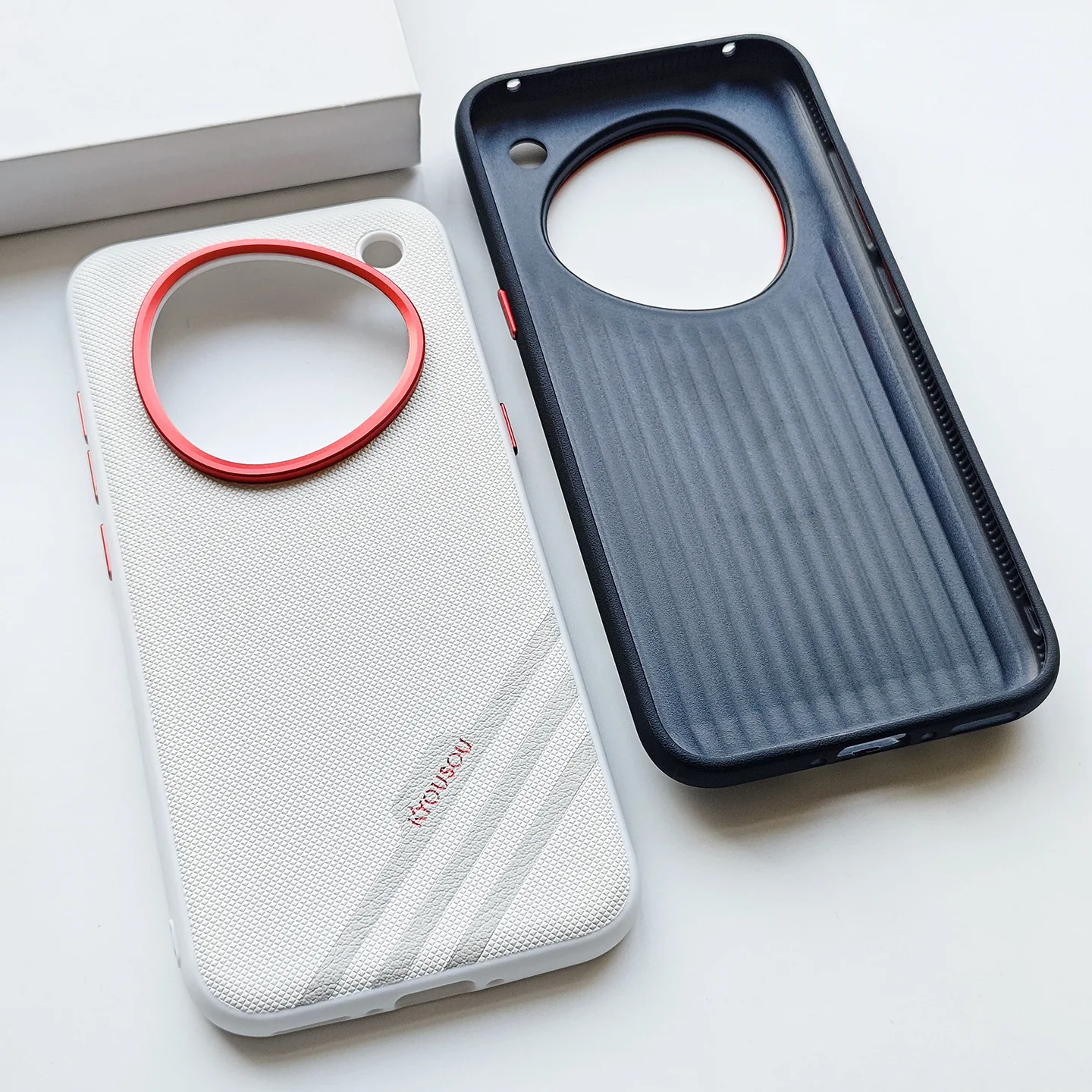 Light Luxury Striped Shockproof Protective Phone Case for Nubia M153 Bean Bag Mobile Phones Business Men Premium Cover view 5