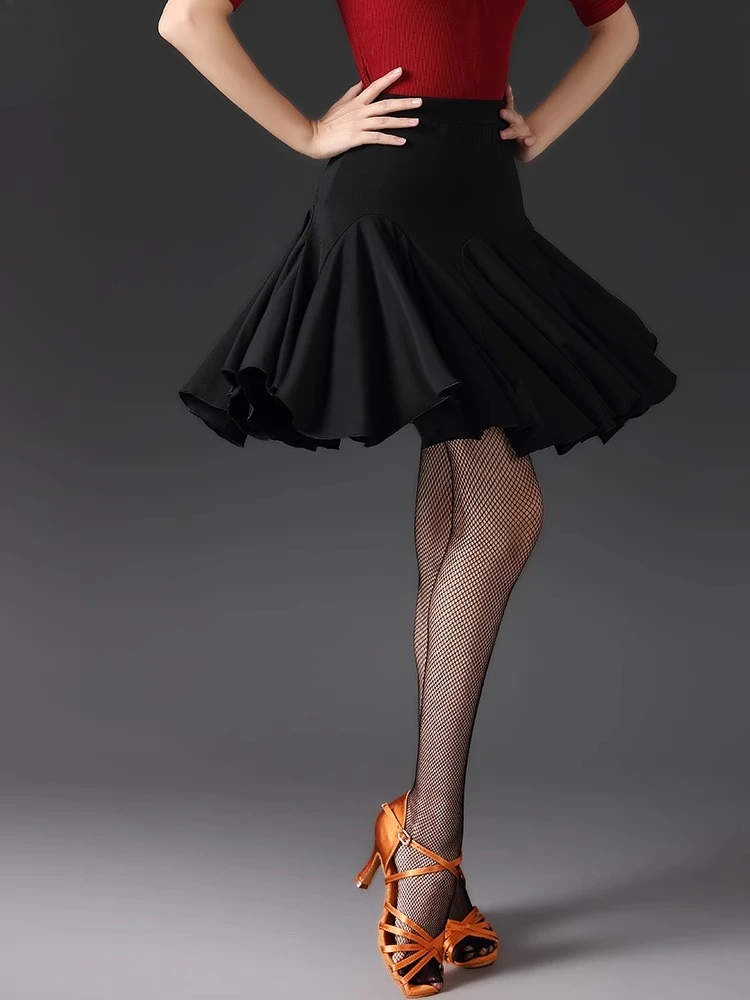 

Женский костюм для латинских танцев по индивидуальному заказу, тренировочный костюм для выступлений, бальное платье, стандартная юбка с кисточками, платье с бахромой, faldas