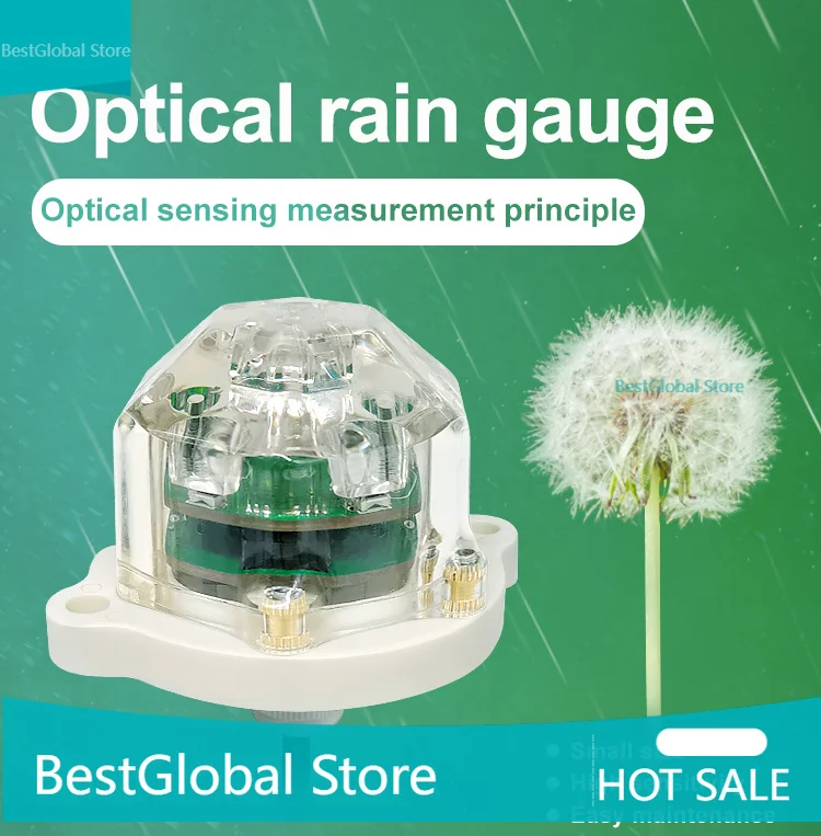 Efficient Optical Rainfall Sensor | Optical Rain Detector for Agriculture and Weather Station Monitoring