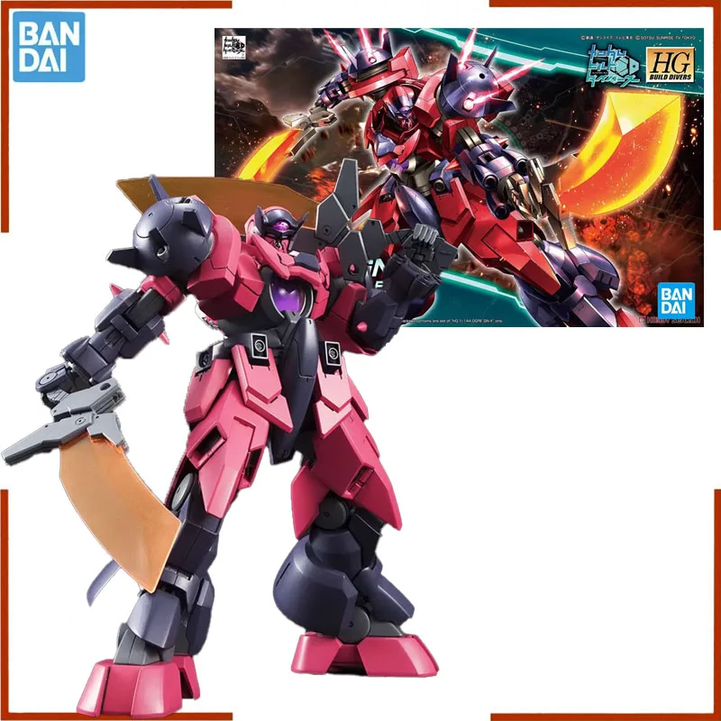 Bandai HG 1/144 Ogre GN-X Action Figures Ogre's Mobile Suit Gunpla Gundam Assembled Model Toys for Boys Collection Gifts