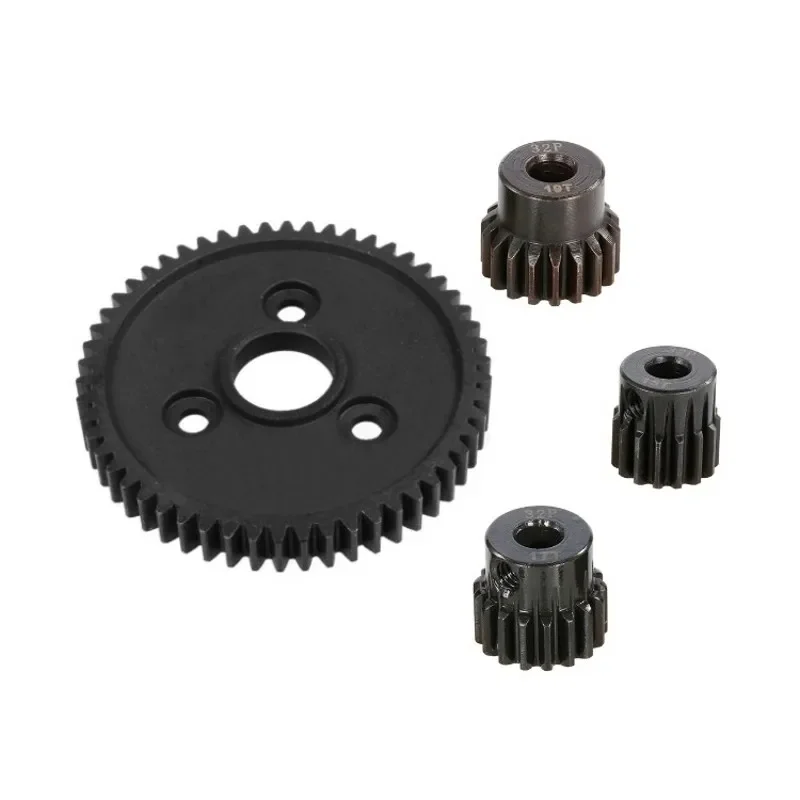 54T Steel Metal Spur Gear 32P 15T 17T 19T Motor Pinion Gears for Traxxas Slash 4x4 Stampede 4x4 VXL Rustler 4X4 E-Revo T-Maxx