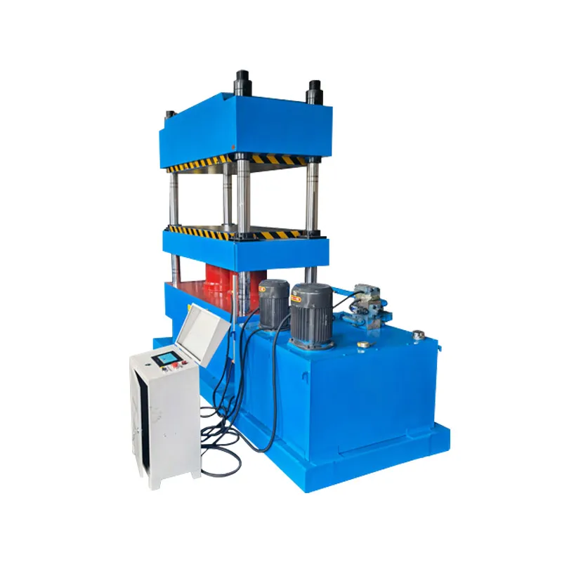 Hydraulic Tire Vulcanizer Raw Rubber Flat Molding Machine Tire Shaping Vulcanizer Mixed Rubber Hydraulic Molding Machine