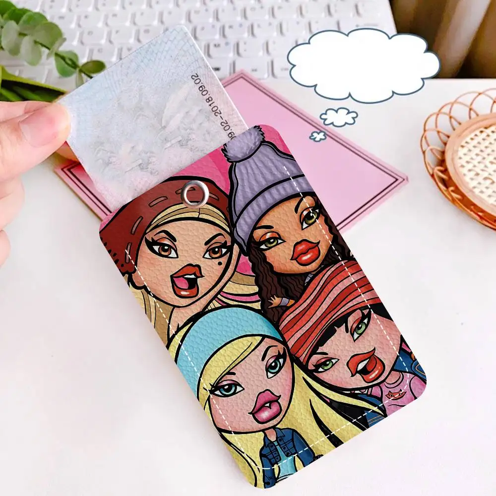 براتز دمية أنيمي حاملي بطاقات المفاتيح كيرينغ البنك حافلة معرف بطاقات الائتمان سلاسل حلقة رئيسية #4