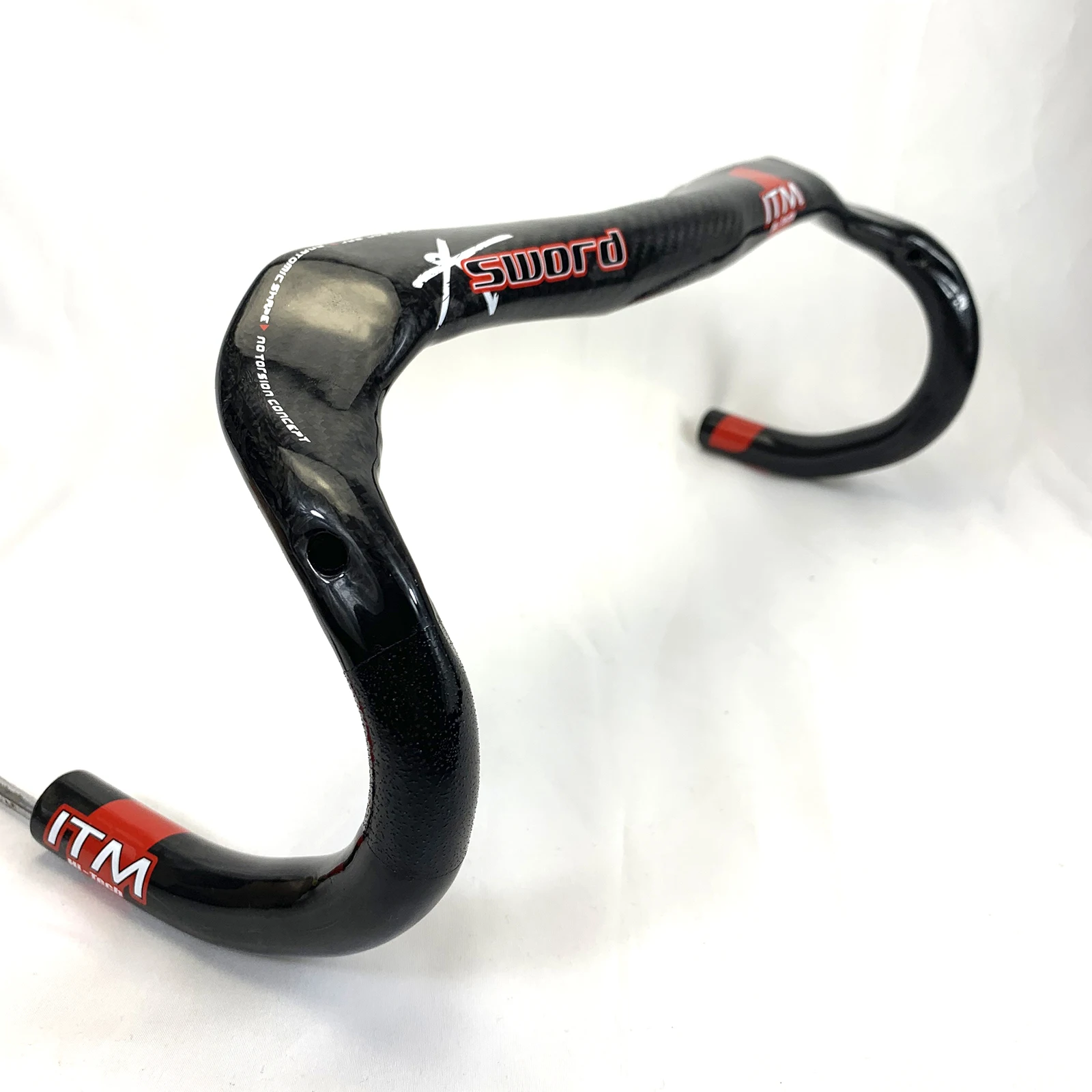 Carbon Road Handlebar 31.8mm Internal Routing Racing Bike Drop Bar Ergonomic Design UD Matte Bent Bars For Cycling