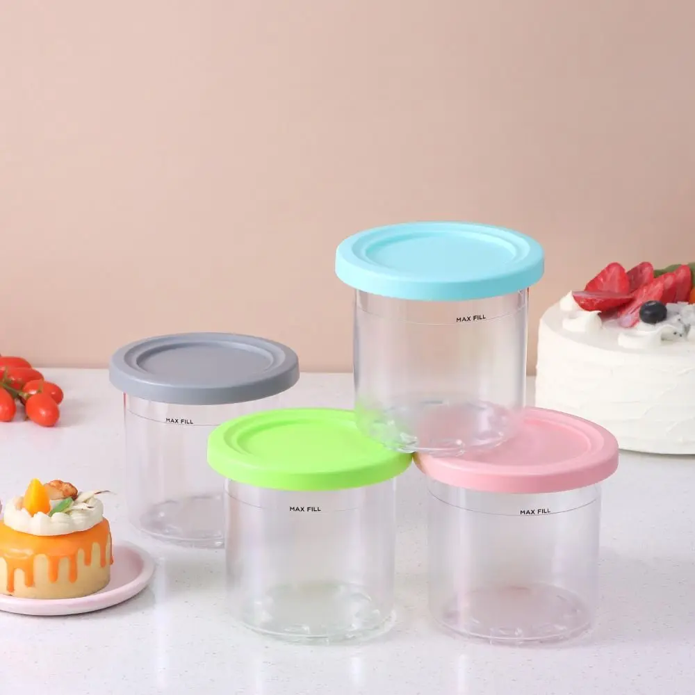 Ice Cream Pints Cup Ice Cream Containers With Lids For Ninja Creami Pints For Nc301 Nc300 Nc299amz Series Ice Cream Maker