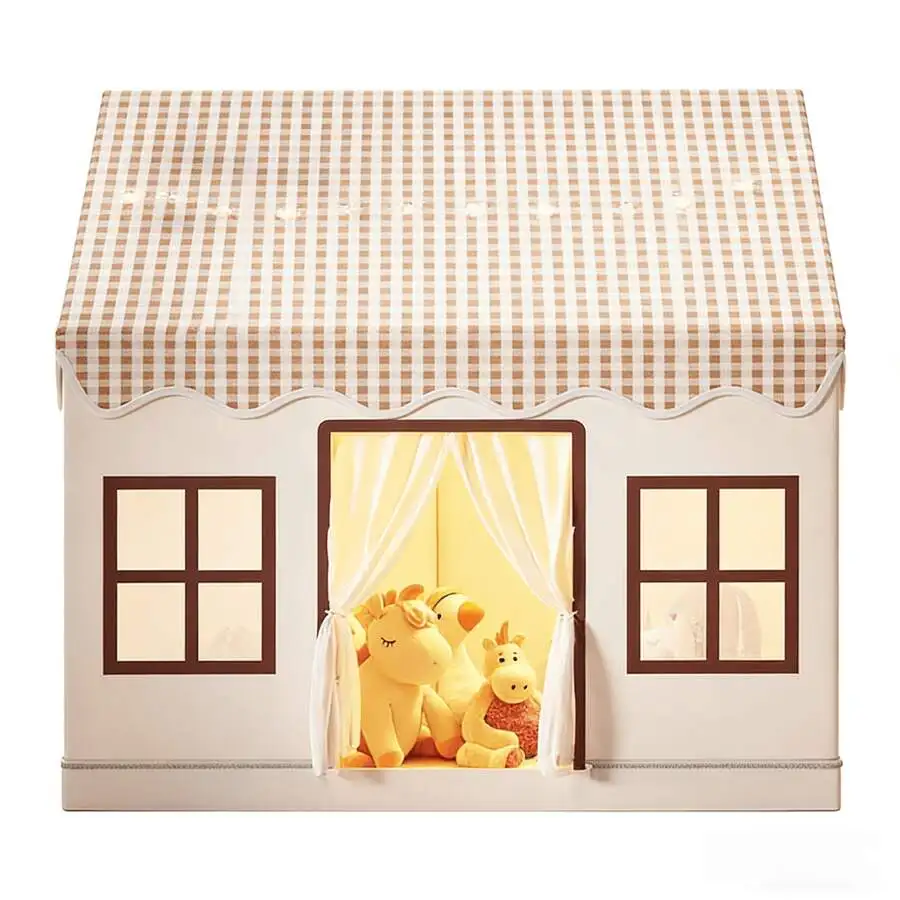 Outdoor and indoor picnic tent, small house, sturdy and cute (comes with a storage bag), washable and detachable view 5