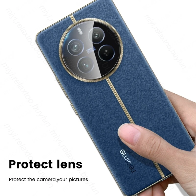 2Pcs 3D Tempered Glass Curved Edge Camera Lens Protector For Realme 12 Pro+ 5G Camera Lens Film On Realmi 12 Pro Plus ProPlus 5G