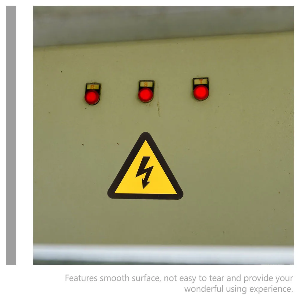 

25pcs Electric Shocks Warning Sticker Self Adhesive Caution Labels For Electrical Panel High Voltage Sign Decal Safety Warning