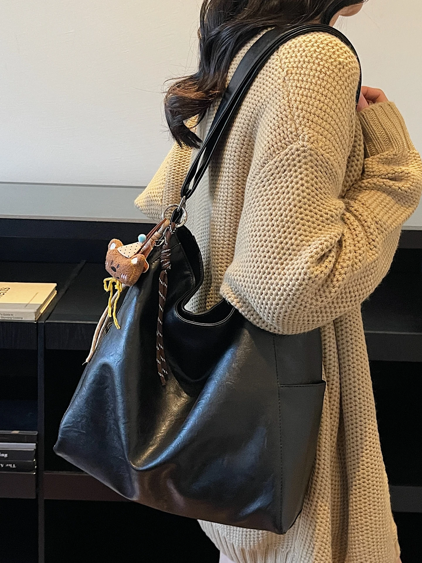 Large Capaci Commuter Bag Simple Slant Crossbody Bag Faionable All-Match Single oulder Bag for Work And Travel - view 3