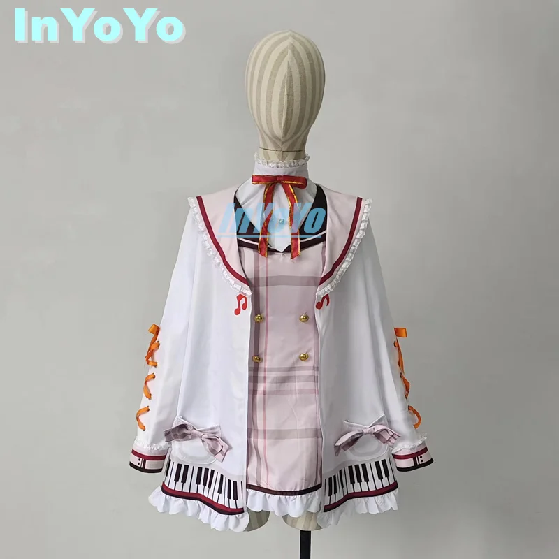 InYoYo Otonose Kanade Cosplay Costume Vtuber Cos Performance Costumes Uniform Dress Halloween Party Outfit Women Men Customized