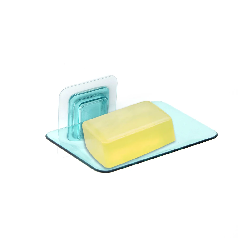 Drain Soap Box Soap Box Dish Storage Plate Soap Dish Case Storage Rack Bathroom Tray Accessories Plastic Holder Suction Cup