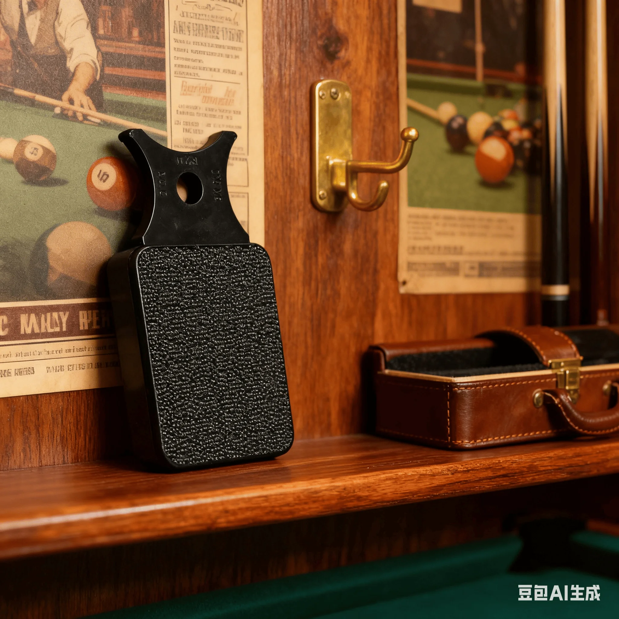 

1 шт., полировщик для бильярда, алюминиевый сплав, 3-в-1, портативный Radian-Checker, кожаная головка, ремонтник для снукерного кия, аксессуары