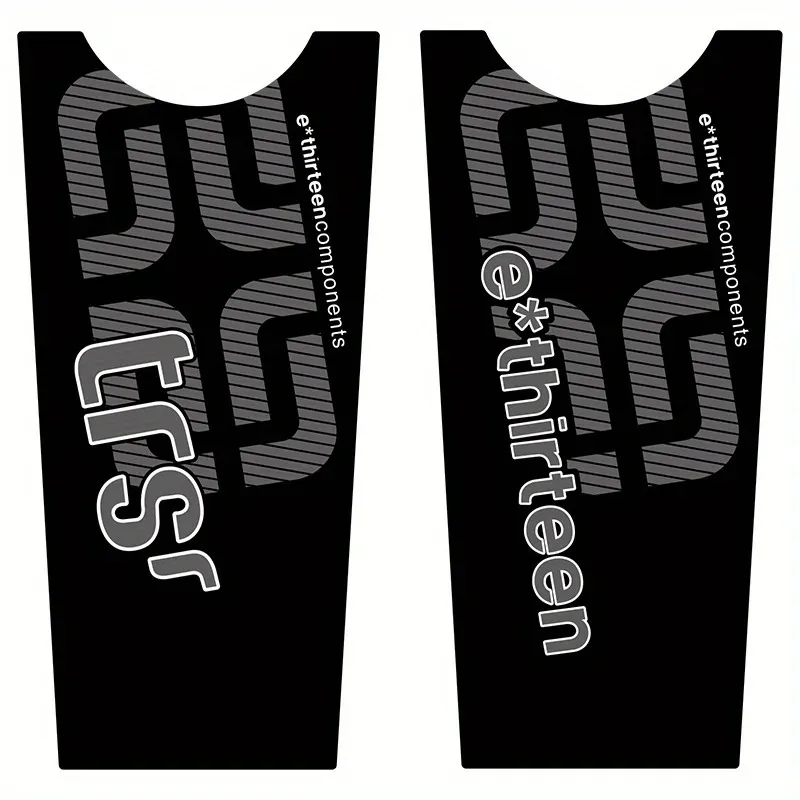 2 упаковки, наклейка на кривошипный рычаг Se.thteen TRS E13, экологически чистая оболочка с одной цепью, водонепроницаемая декоративная наклейка для велосипеда