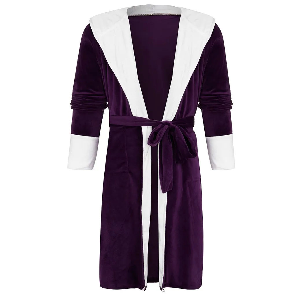 Winter Plush Long Lengthened Robe Sleeved Coat Women Clothes Bathrobe Home Shawl Night Gown for Womens Pajama Tops for Women