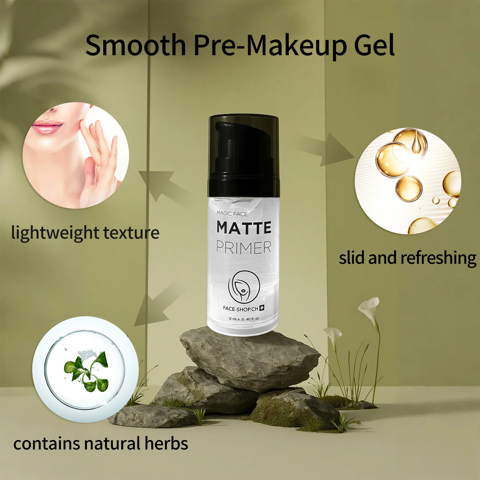 1/2/3Pc Primer Isolatie Make-Up Gezichtsbasis Hydraterende Langdurige Make-Up Onzichtbare Poriën Modificatie Natuurlijke gelijkmatige Huidskleur